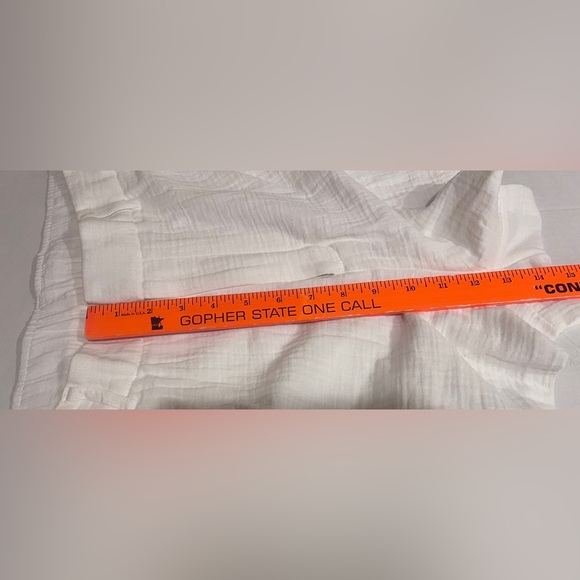 Nine West Chic Women's White 100% Cotton Lined Shorts Beach Preppy Vacation Lg - Picture 13 of 14